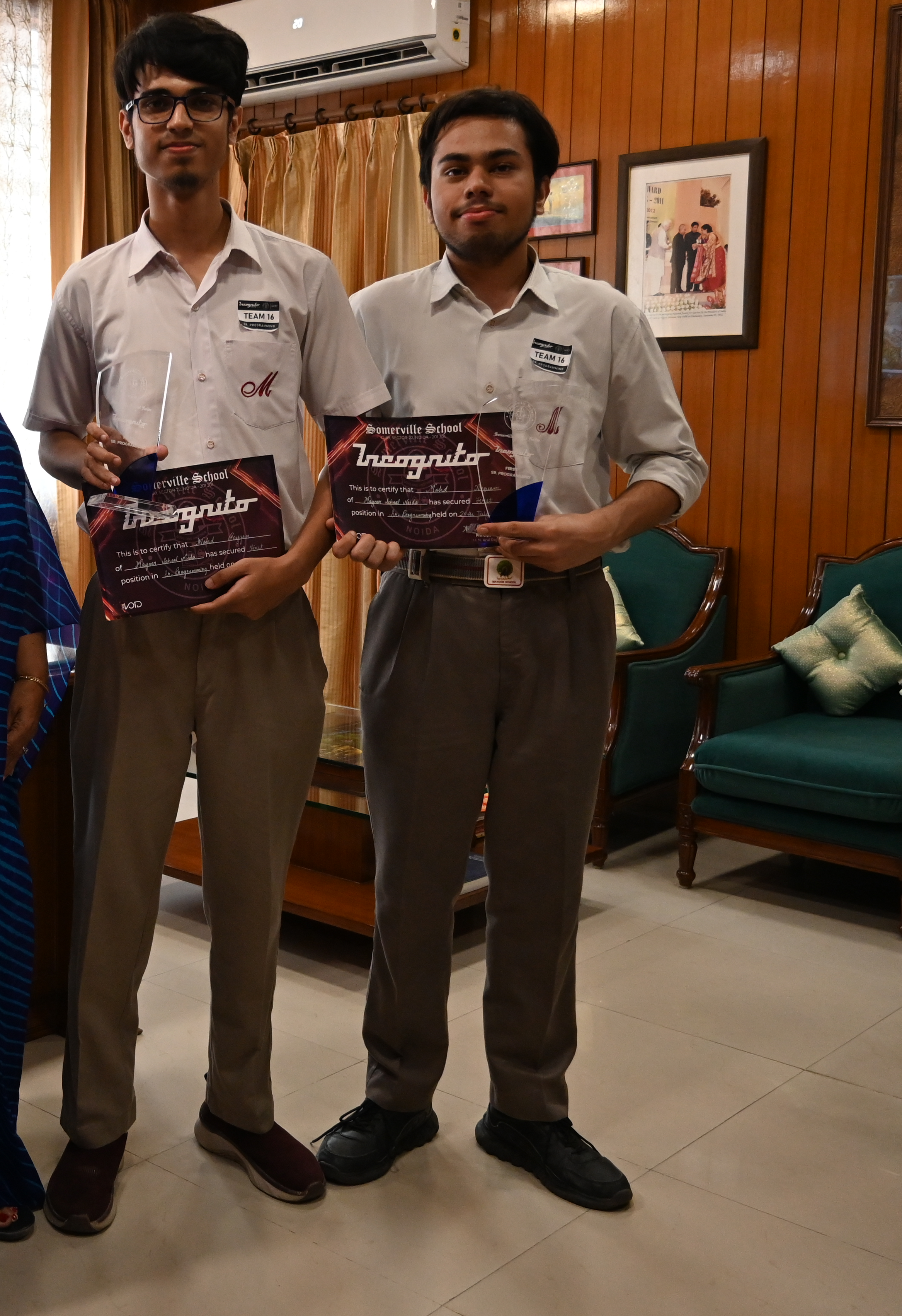 Winners at Senior Programming at Incognito24